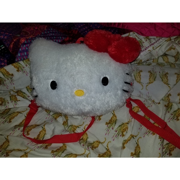hello kitty plush backpack